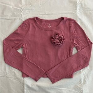 GAP Long Sleeve Pink top